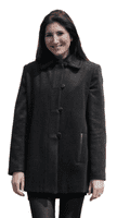 Womens Charcoal Wool Jacket K927